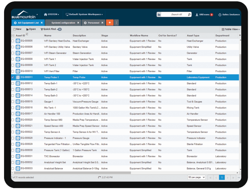 Blue Mountain RAM R4 on a Tablet